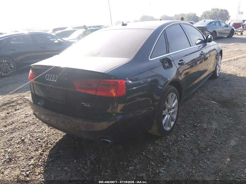 2014 Audi A6 VIN WAUFGAFC7EN026440 IAAI salvage auction — FRONT END, Original (West Virginia), sold $900 on 2026-07-29 (photo 4)