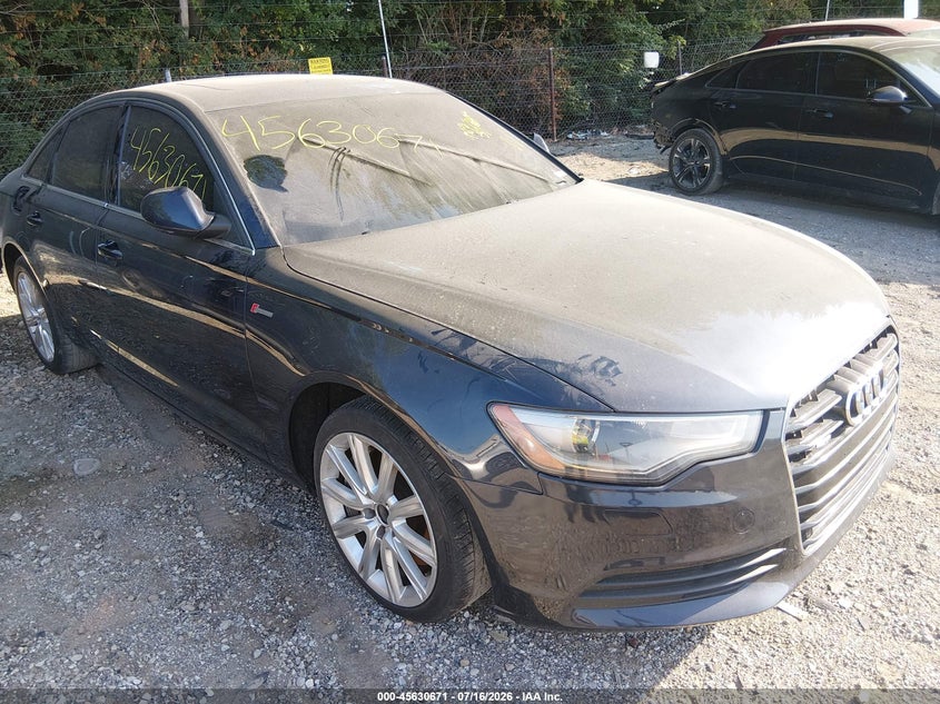 2014 Audi A6 VIN WAUFGAFC7EN026440 IAAI salvage auction — FRONT END, Original (West Virginia), sold $900 on 2026-07-29 (photo 6)