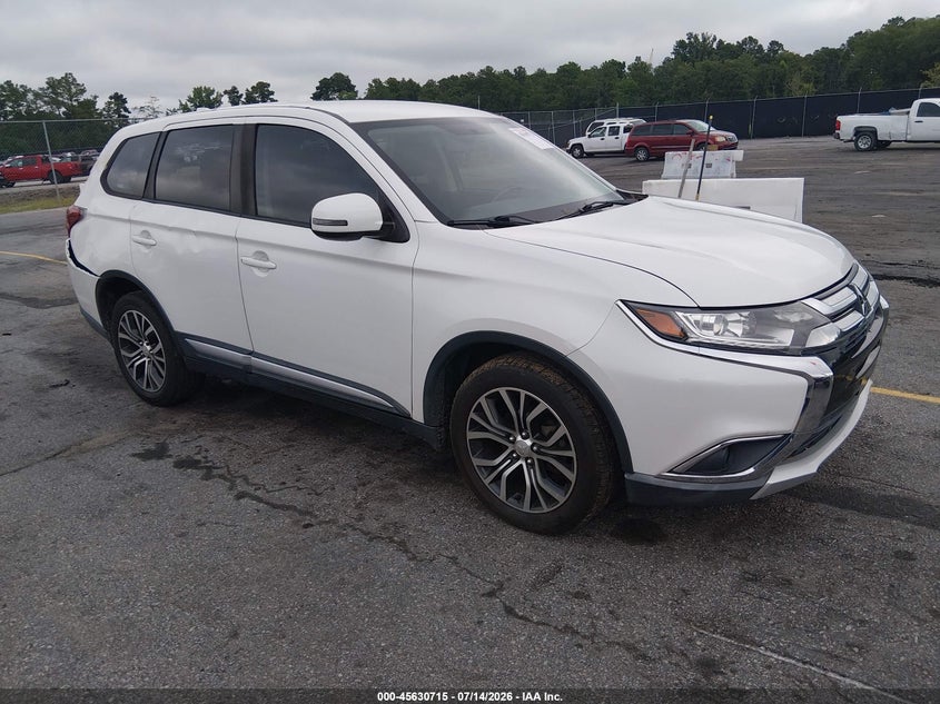 2017 Mitsubishi Outlander VIN JA4AD3A36HZ063866 IAAI salvage auction — REAR END, Repossession Paperwork (North Carolina), sold $2,300 on 2026-07-22 (photo 1)