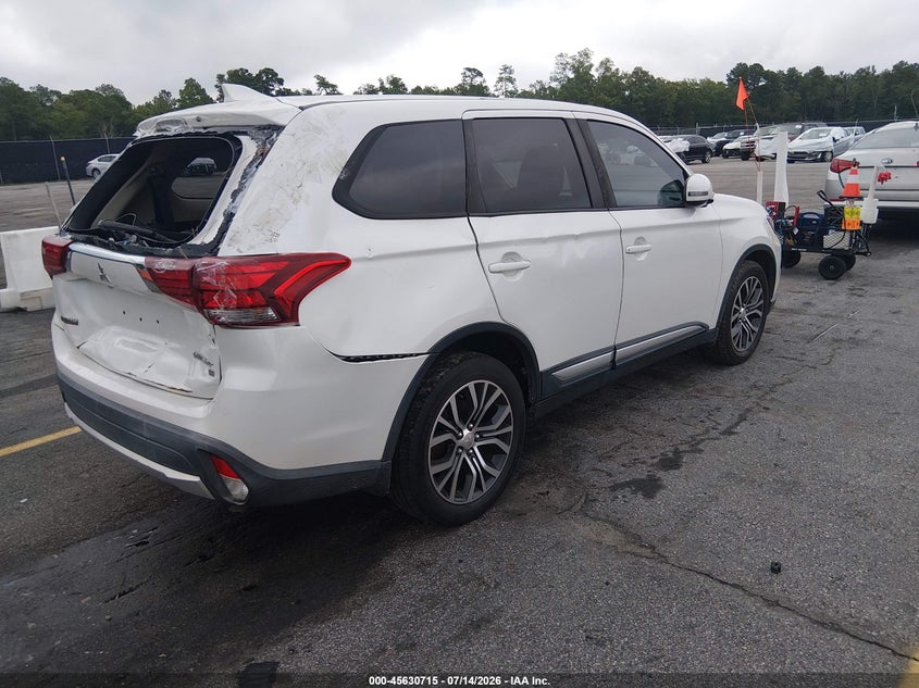 2017 Mitsubishi Outlander VIN JA4AD3A36HZ063866 IAAI salvage auction — REAR END, Repossession Paperwork (North Carolina), sold $2,300 on 2026-07-22 (photo 4)