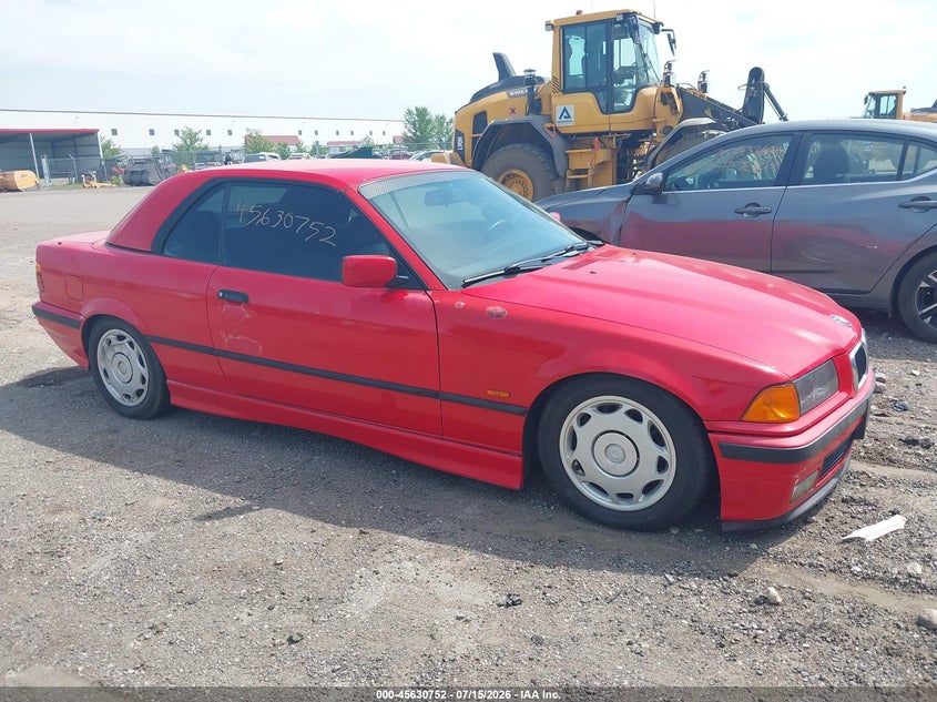 1997 BMW 3 series VIN WBABK8325VET95329 IAAI salvage auction — HAIL, Salvage (North Dakota), sold $2,100 on 2026-08-13 (photo 1)