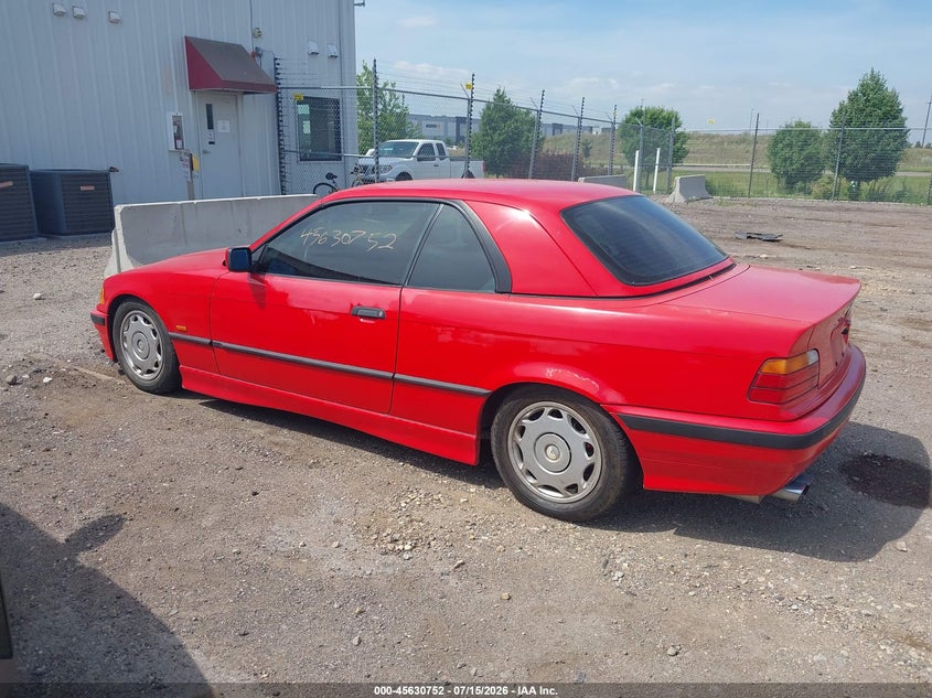 1997 BMW 3 series VIN WBABK8325VET95329 IAAI salvage auction — HAIL, Salvage (North Dakota), sold $2,100 on 2026-08-13 (photo 3)