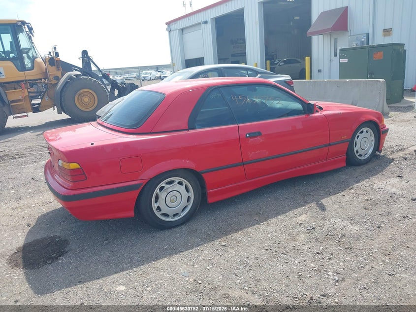 1997 BMW 3 series VIN WBABK8325VET95329 IAAI salvage auction — HAIL, Salvage (North Dakota), sold $2,100 on 2026-08-13 (photo 4)