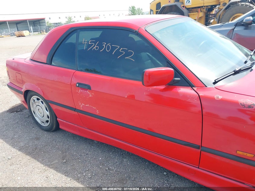 1997 BMW 3 series VIN WBABK8325VET95329 IAAI salvage auction — HAIL, Salvage (North Dakota), sold $2,100 on 2026-08-13 (photo 6)