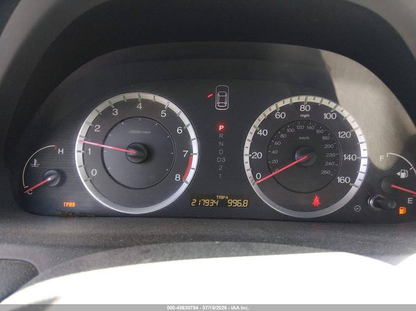2009 Honda Accord VIN 1HGCP26829A014489 IAAI salvage auction — UNKNOWN, Original (Texas), sold $25 on 2026-07-20 (photo 7)