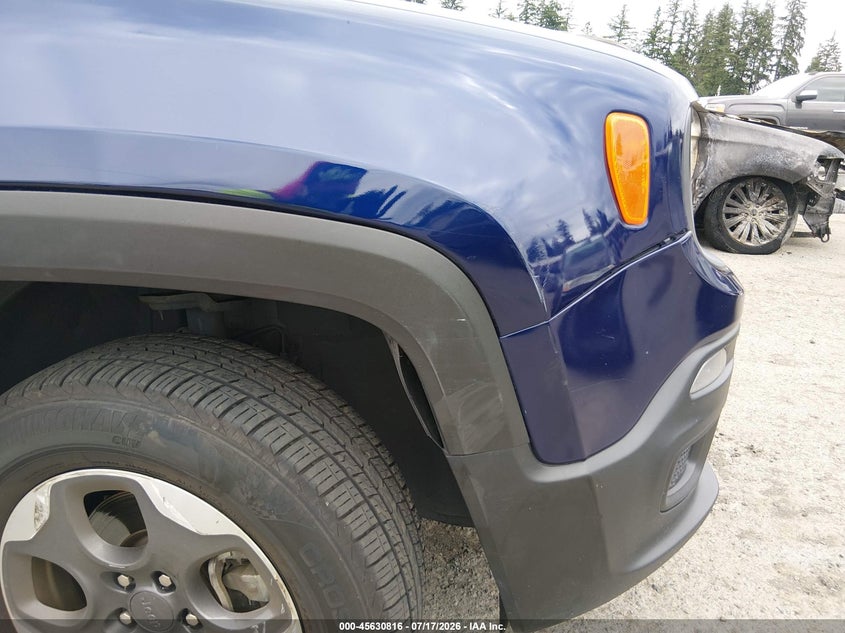 2018 Jeep Renegade VIN ZACCJBAB3JPH19339 IAAI salvage auction — RIGHT FRONT, Bill Of Sale (Washington), sold $1,800 on 2026-07-29 (photo 6)