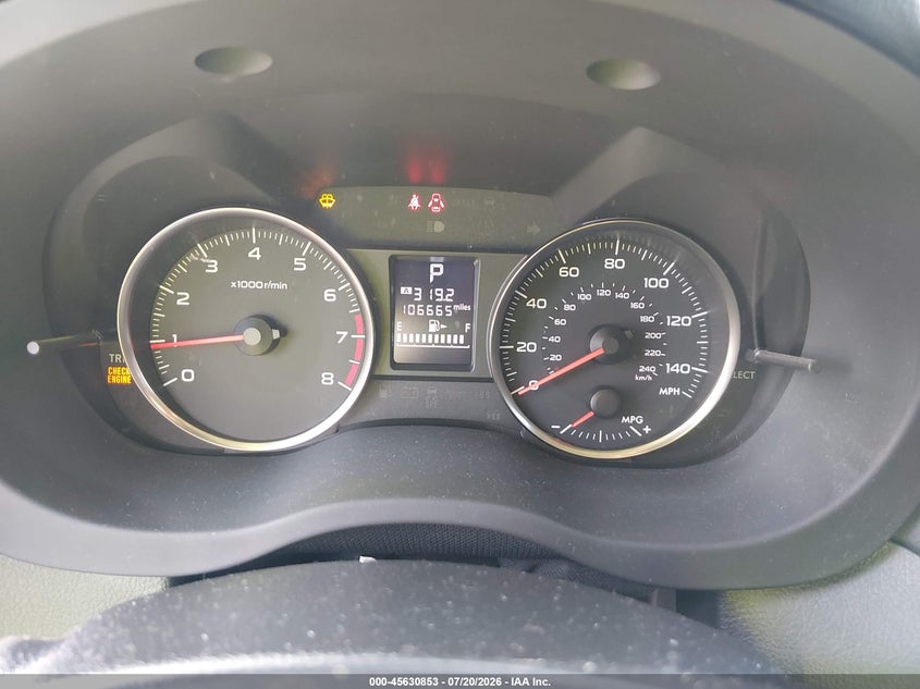 2014 Subaru Xv crosstrek VIN JF2GPAGC2E8304537 IAAI salvage auction — UNKNOWN, Original (Texas), sold $375 on 2026-07-29 (photo 7)