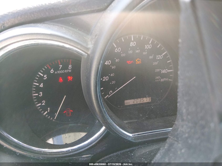 2005 Lexus Rx 330 VIN JTJHA31U650078306 IAAI salvage auction — RIGHT FRONT, Bill Of Sale (Washington), sold $775 on 2026-07-31 (photo 7)