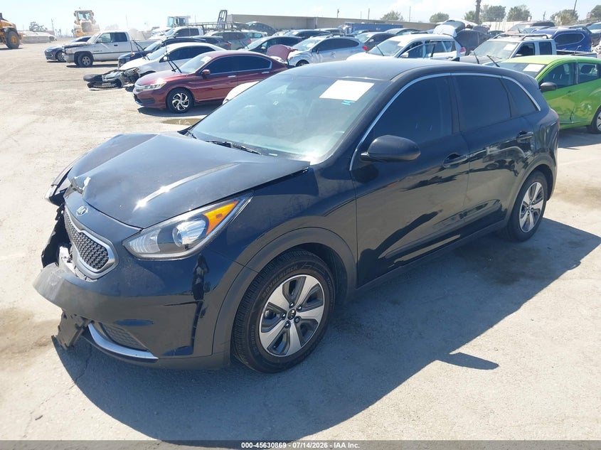 2017 Kia Niro VIN KNDCB3LC6H5076657 IAAI salvage auction — FRONT END, Salvage Title, sold $25 on 2026-08-02 (photo 2)