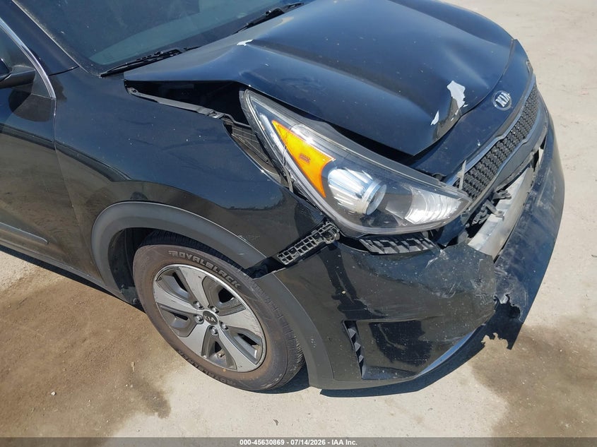 2017 Kia Niro VIN KNDCB3LC6H5076657 IAAI salvage auction — FRONT END, Salvage Title, sold $25 on 2026-08-02 (photo 6)