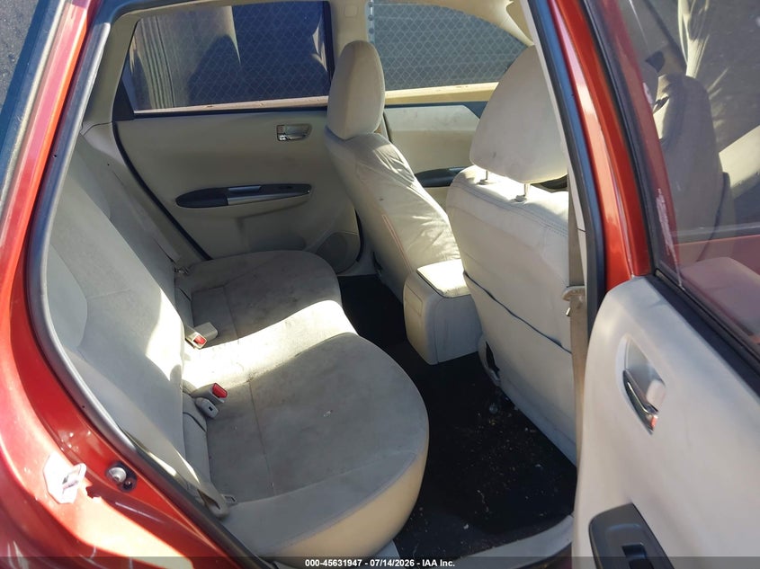 2011 Subaru Impreza VIN JF1GH6B61BH821470 IAAI salvage auction — NORMAL WEAR, Clear - Dealer Only (California), sold $150 on 2026-07-23 (photo 8)