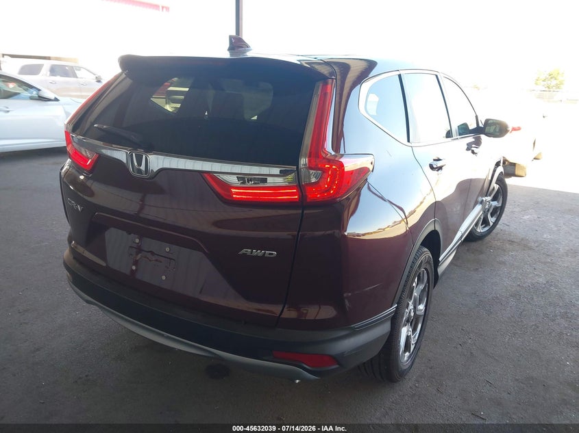 2019 Honda Cr-v VIN 7FARW2H80KE060462 IAAI salvage auction — RIGHT FRONT, Salvage Title, sold $6,300 on 2026-07-30 (photo 4)