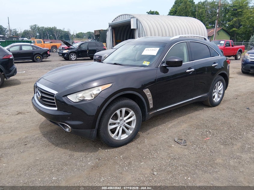 2012 Infiniti Fx35 VIN JN8AS1MW9CM155327 IAAI salvage auction — NORMAL WEAR, Clear (New Jersey), sold $650 on 2026-07-23 (photo 2)