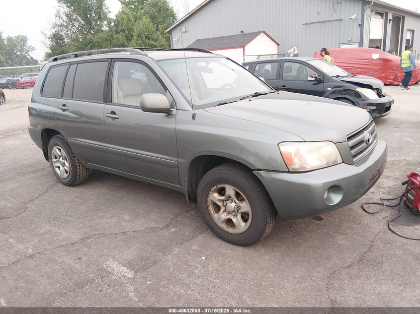 2007 Toyota Highlander VIN JTEGD21A770171162 IAAI salvage auction — NORMAL WEAR, Original (Ohio), sold $325 on 2026-07-21 (photo 1)