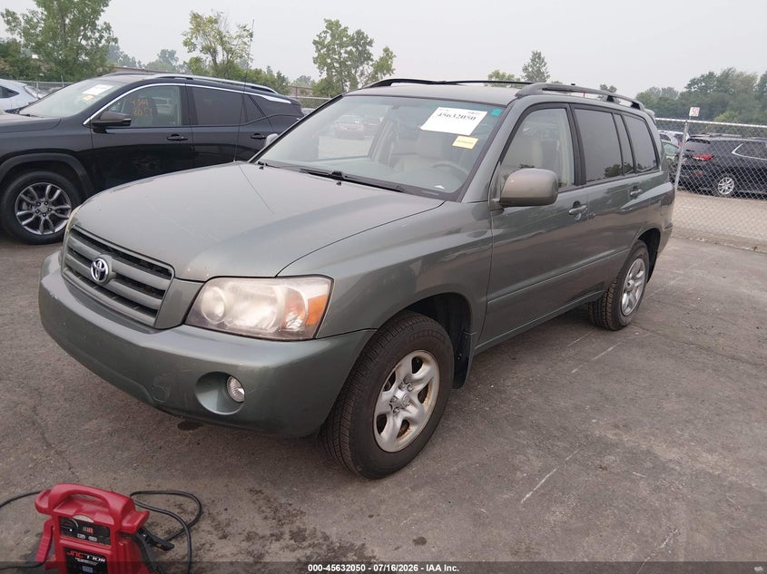 2007 Toyota Highlander VIN JTEGD21A770171162 IAAI salvage auction — NORMAL WEAR, Original (Ohio), sold $325 on 2026-07-21 (photo 2)