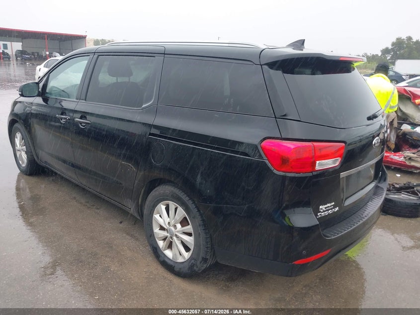 2016 Kia SEDONA VIN KNDMB5C10G6150579 IAAI salvage auction — NORMAL WEAR, Clear (Texas), sold $25 on 2026-07-23 (photo 3)