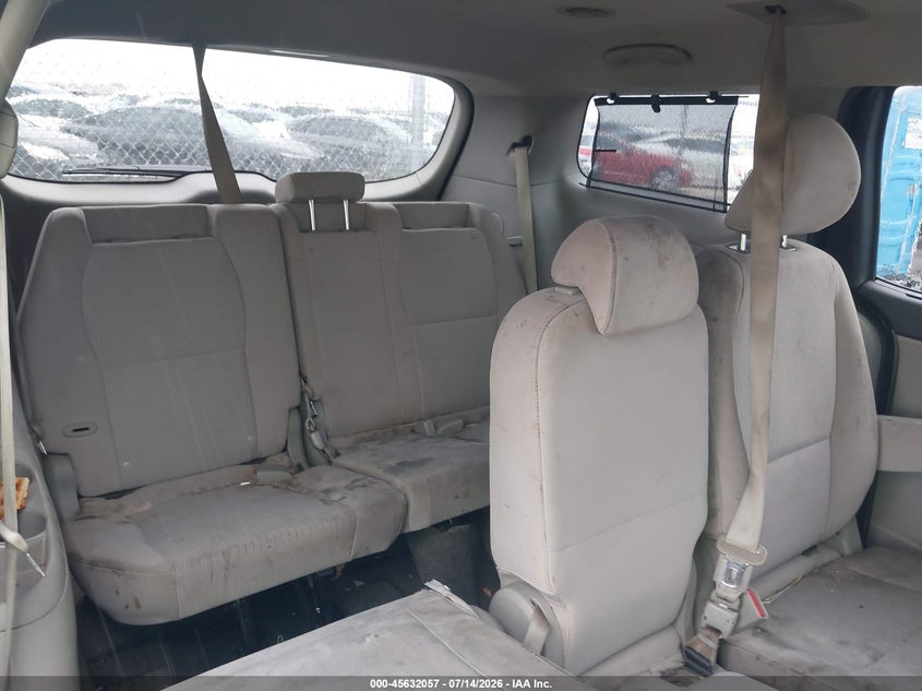 2016 Kia SEDONA VIN KNDMB5C10G6150579 IAAI salvage auction — NORMAL WEAR, Clear (Texas), sold $25 on 2026-07-23 (photo 8)