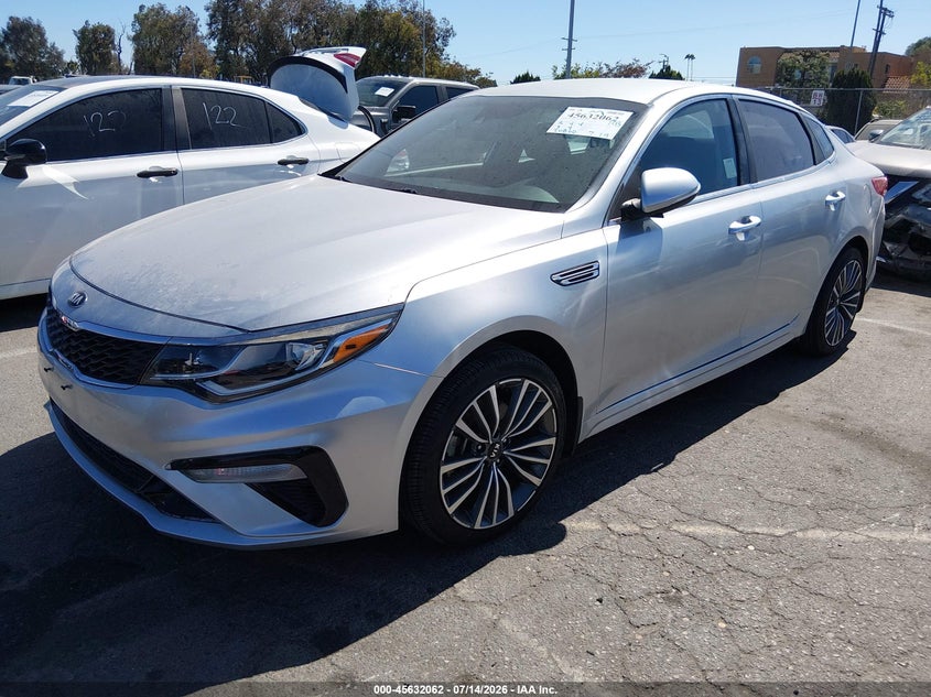 2019 Kia Optima VIN 5XXGT4L37KG363870 IAAI salvage auction — THEFT, Salvage Title, sold $3,600 on 2026-07-26 (photo 2)