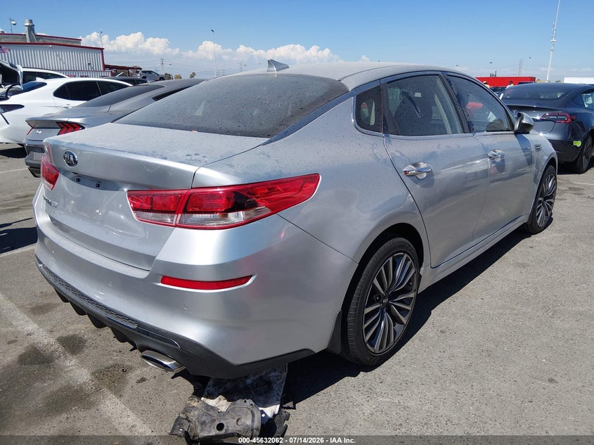 2019 Kia Optima VIN 5XXGT4L37KG363870 IAAI salvage auction — THEFT, Salvage Title, sold $4,250 on 2026-07-30 (photo 4)