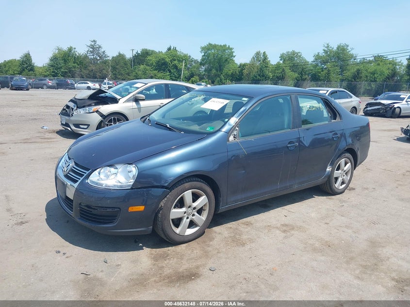 2009 Volkswagen Jetta VIN 3VWHZ71K09M085494 IAAI salvage auction — LEFT & RIGHT, Clear (Virginia), sold $425 on 2026-07-31 (photo 2)