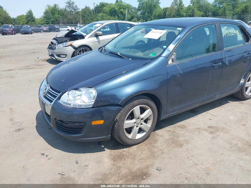 2009 Volkswagen Jetta VIN 3VWHZ71K09M085494 IAAI salvage auction — LEFT & RIGHT, Clear (Virginia), sold $425 on 2026-07-31 (photo 6)