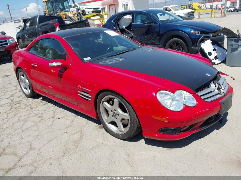 2004 Mercedes-benz Sl-klasse amg VIN WDBSK74F94F064954 IAAI salvage auction — RIGHT FRONT, Salvage (California), sold $1,350 on 2026-07-27 (photo 1)
