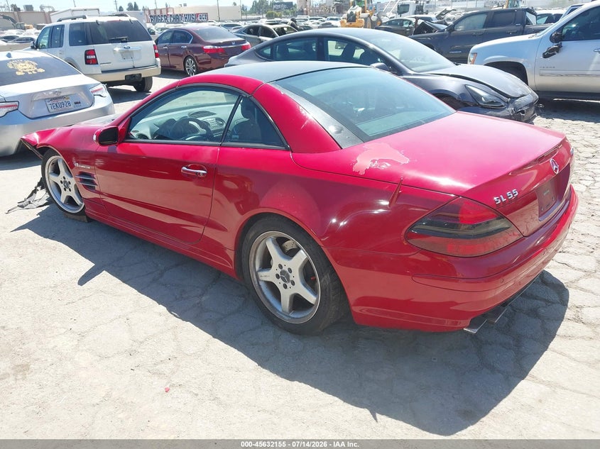 2004 Mercedes-benz Sl-klasse amg VIN WDBSK74F94F064954 IAAI salvage auction — RIGHT FRONT, Salvage (California), sold $1,350 on 2026-07-27 (photo 3)