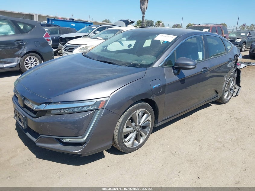 2018 Honda Clarity VIN JHMZC5F33JC004930 IAAI salvage auction — LEFT REAR, Salvage (California), sold $2,650 on 2026-07-29 (photo 2)