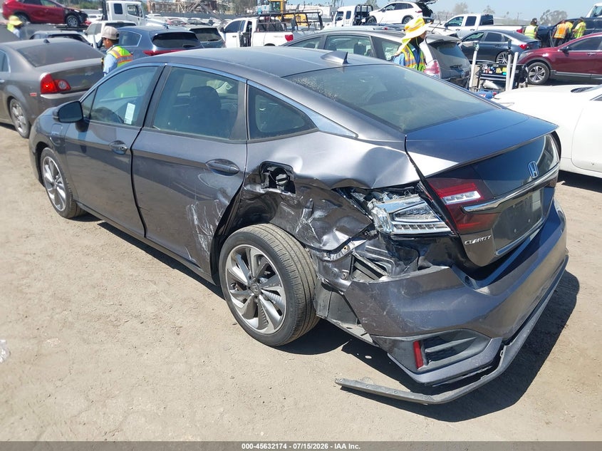 2018 Honda Clarity VIN JHMZC5F33JC004930 IAAI salvage auction — LEFT REAR, Salvage (California), sold $2,650 on 2026-07-29 (photo 3)