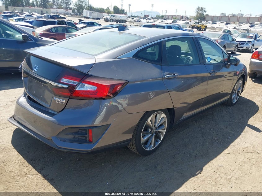 2018 Honda Clarity VIN JHMZC5F33JC004930 IAAI salvage auction — LEFT REAR, Salvage (California), sold $2,650 on 2026-07-29 (photo 4)