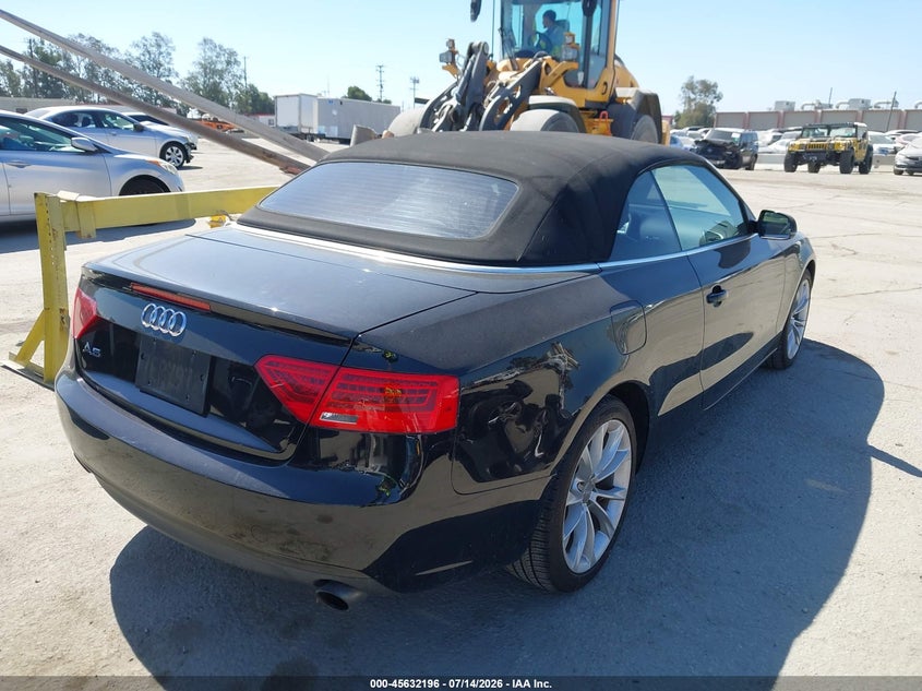 2014 Audi A5 VIN WAUAFAFH9EN006831 IAAI salvage auction — NORMAL WEAR, Clear - Dealer Only (California), sold $2,525 on 2026-07-22 (photo 4)
