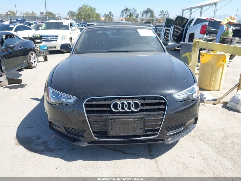 2014 Audi A5 VIN WAUAFAFH9EN006831 IAAI salvage auction — NORMAL WEAR, Clear - Dealer Only (California), sold $2,525 on 2026-07-22 (photo 6)