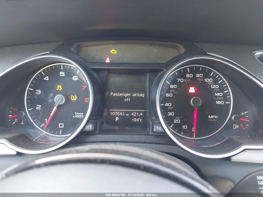 2014 Audi A5 VIN WAUAFAFH9EN006831 IAAI salvage auction — NORMAL WEAR, Clear - Dealer Only (California), sold $2,525 on 2026-07-22 (photo 7)