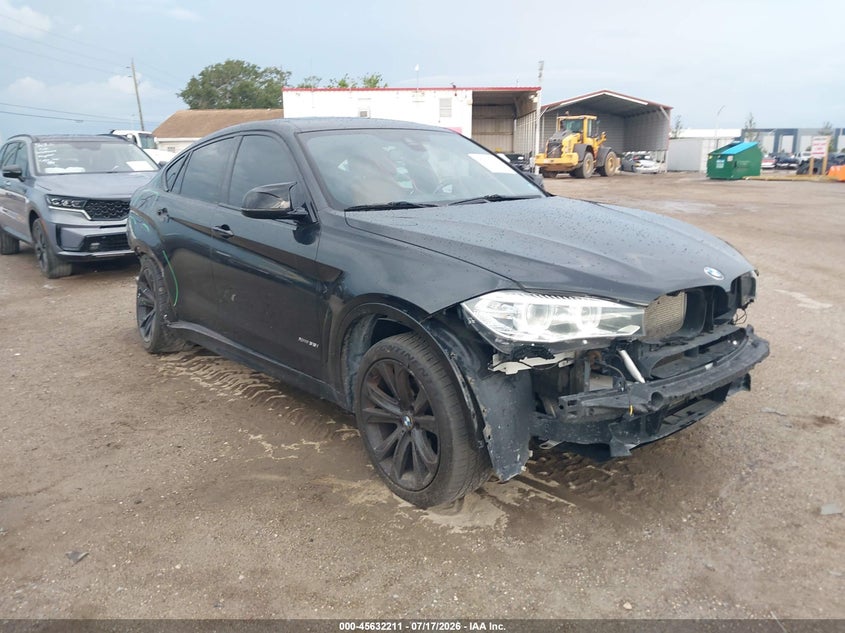 2017 BMW X6 VIN 5UXKU2C50H0N85205 IAAI salvage auction — REAR END, Wait Title, sold $4,050 on 2026-08-29 (photo 1)