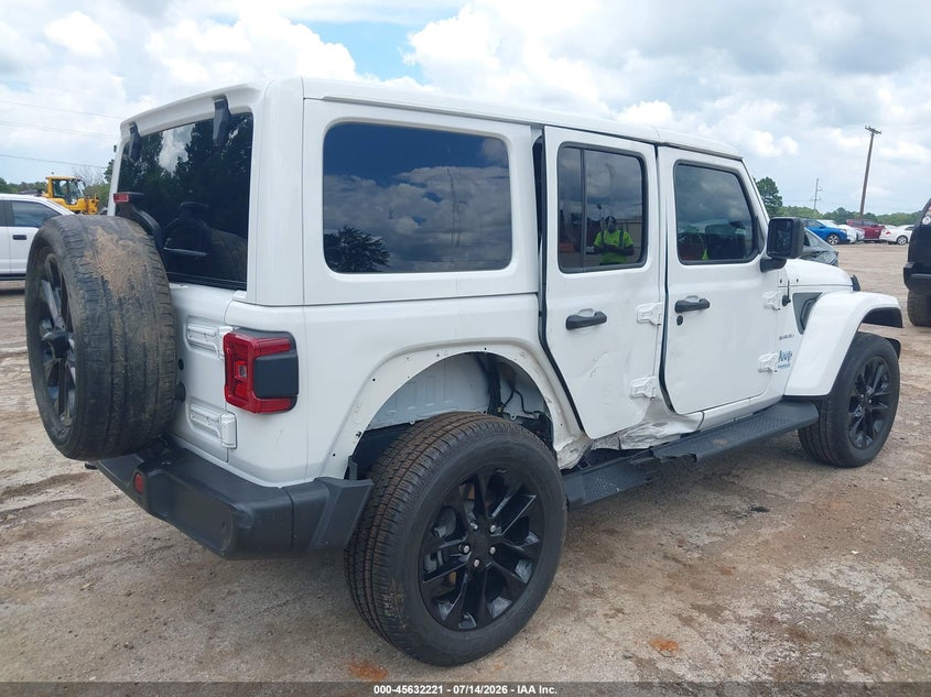 2021 Jeep Wrangler / VIN 1C4JJXP69MW682688 IAAI salvage auction — RIGHT SIDE, Salvage (Texas), sold $8,550 on 2026-07-30 (photo 4)