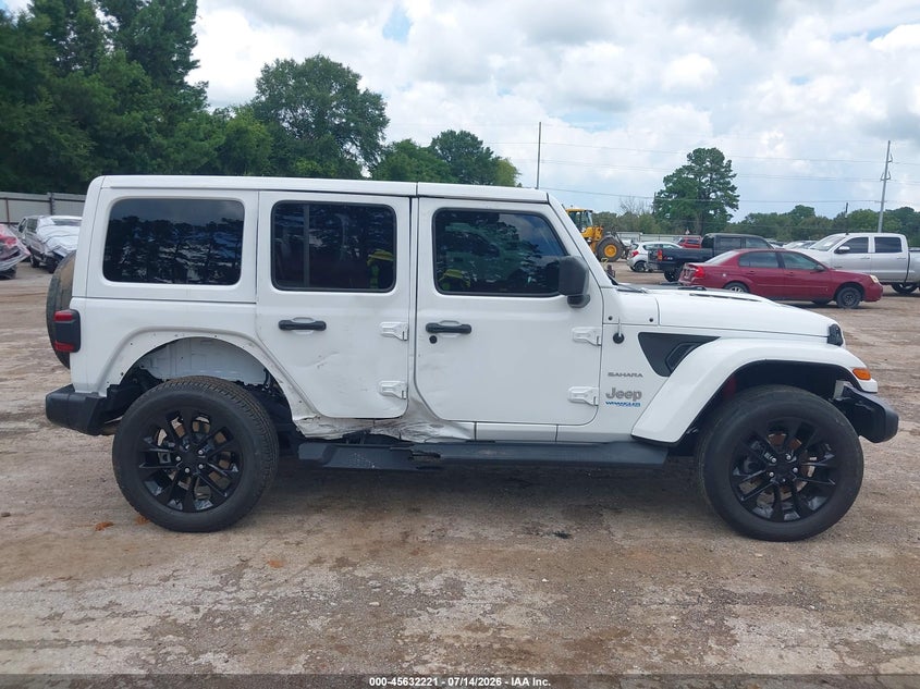 2021 Jeep Wrangler / VIN 1C4JJXP69MW682688 IAAI salvage auction — RIGHT SIDE, Salvage (Texas), sold $8,550 on 2026-07-30 (photo 6)