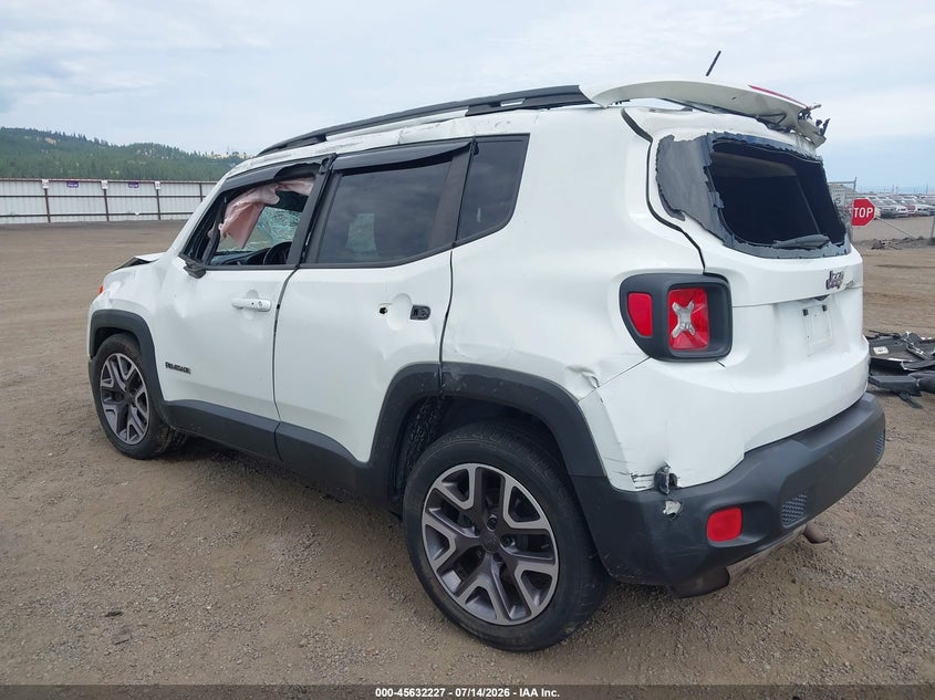 2015 Jeep Renegade VIN ZACCJABT0FPB62077 IAAI salvage auction — ROLLOVER, Salvage Title, sold $450 on 2026-08-11 (photo 3)