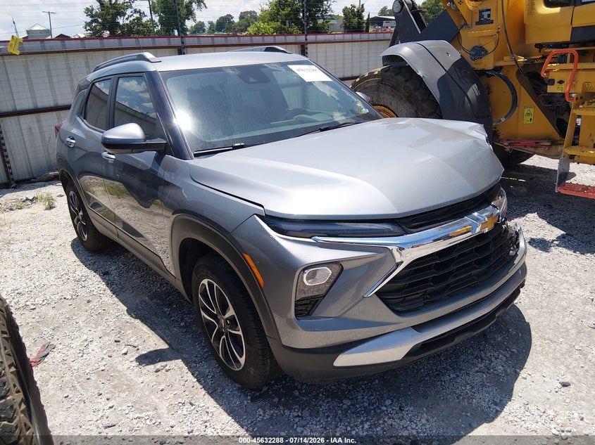 2025 Chevrolet Trailblazer VIN KL79MPSL4SB199537 IAAI salvage auction — LEFT FRONT, Clear (Arkansas), sold $4,800 on 2026-07-30 (photo 1)