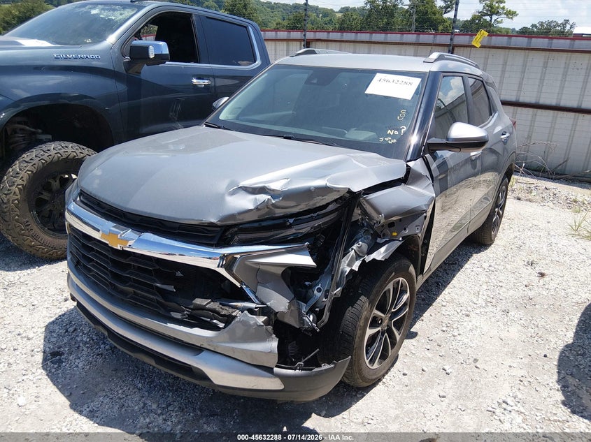 2025 Chevrolet Trailblazer VIN KL79MPSL4SB199537 IAAI salvage auction — LEFT FRONT, Clear (Arkansas), sold $4,800 on 2026-07-30 (photo 2)