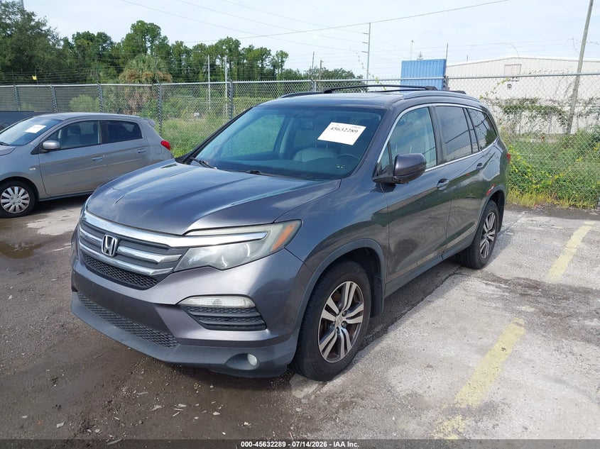 2016 Honda Pilot VIN 5FNYF6H76GB062987 IAAI salvage auction — MECHANICAL, Clear (Florida), sold $25 on 2026-07-26 (photo 2)