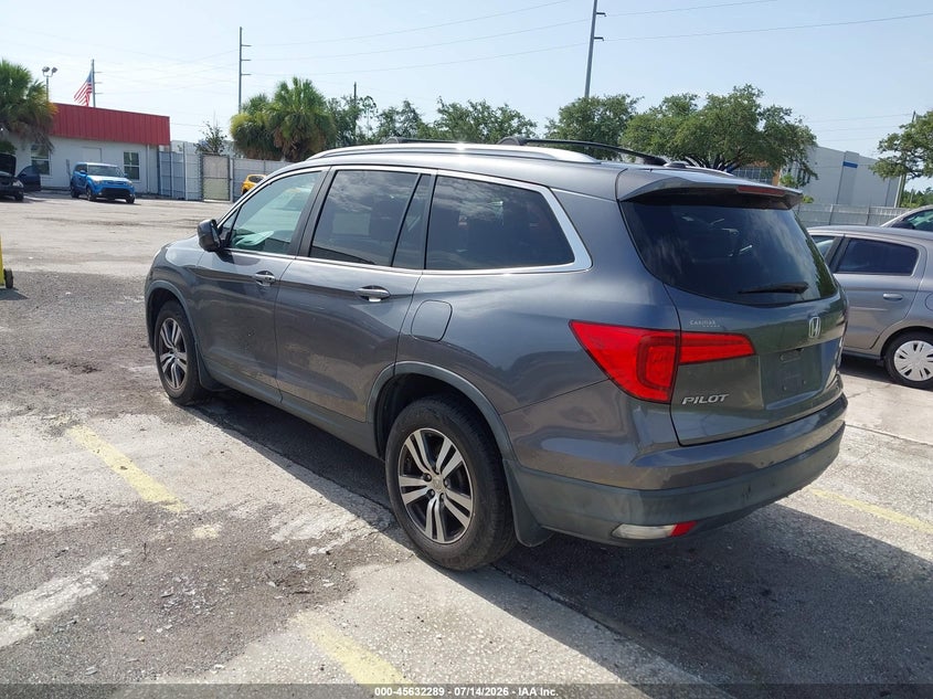2016 Honda Pilot VIN 5FNYF6H76GB062987 IAAI salvage auction — MECHANICAL, Clear (Florida), sold $2,400 on 2026-07-29 (photo 3)