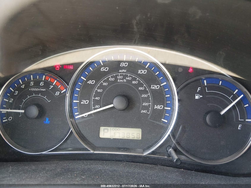 2010 Subaru Forester VIN JF2SH6BC7AH910986 IAAI salvage auction — NORMAL WEAR, Clear (North Carolina), sold $500 on 2026-07-22 (photo 7)