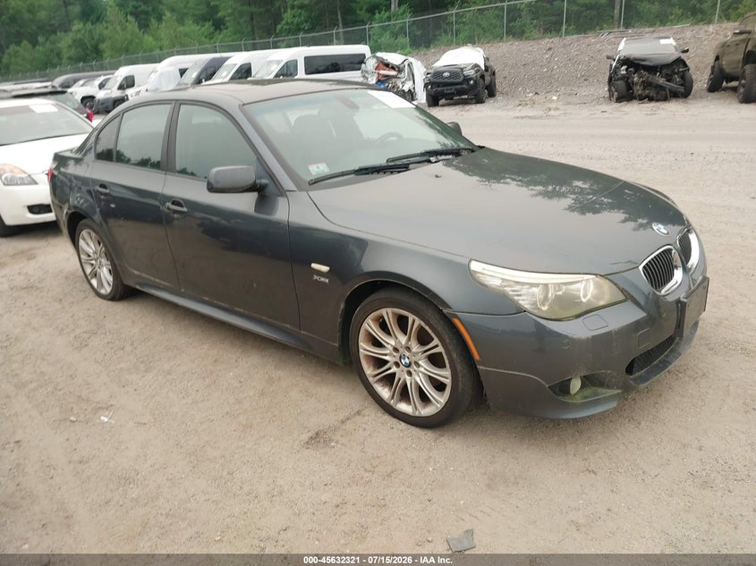 2010 BMW 5 series VIN WBANV9C50AC138699 IAAI salvage auction — NORMAL WEAR, Clear (Massachusetts), sold $875 on 2026-07-24 (photo 1)