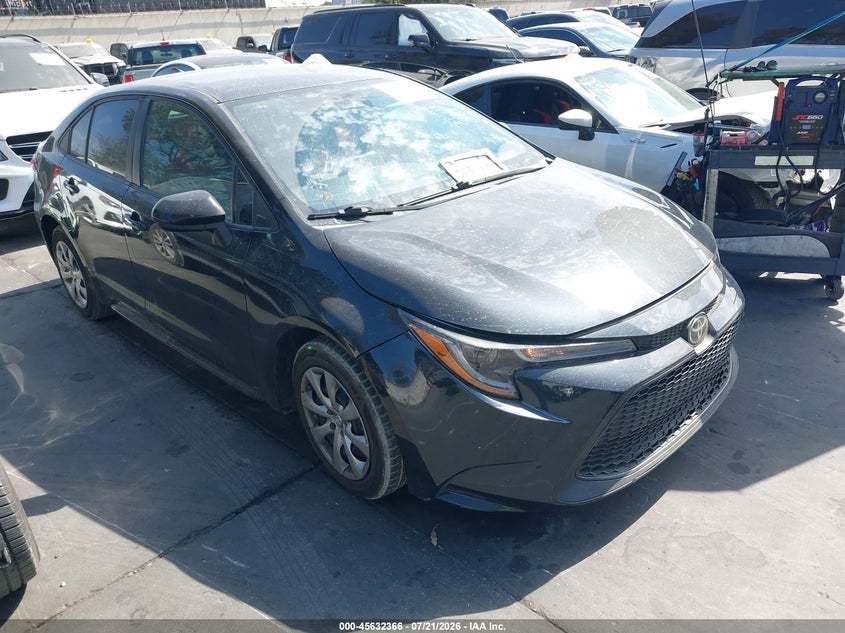 2020 Toyota Corolla VIN 5YFEPRAE0LP060564 IAAI salvage auction — REAR END, Salvage Certificate (California), sold $4,650 on 2026-07-31 (photo 1)