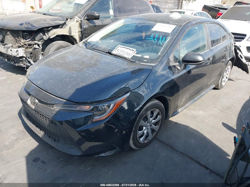 2020 Toyota Corolla VIN 5YFEPRAE0LP060564 IAAI salvage auction — REAR END, Salvage Certificate (California), sold $4,650 on 2026-07-31 (photo 2)