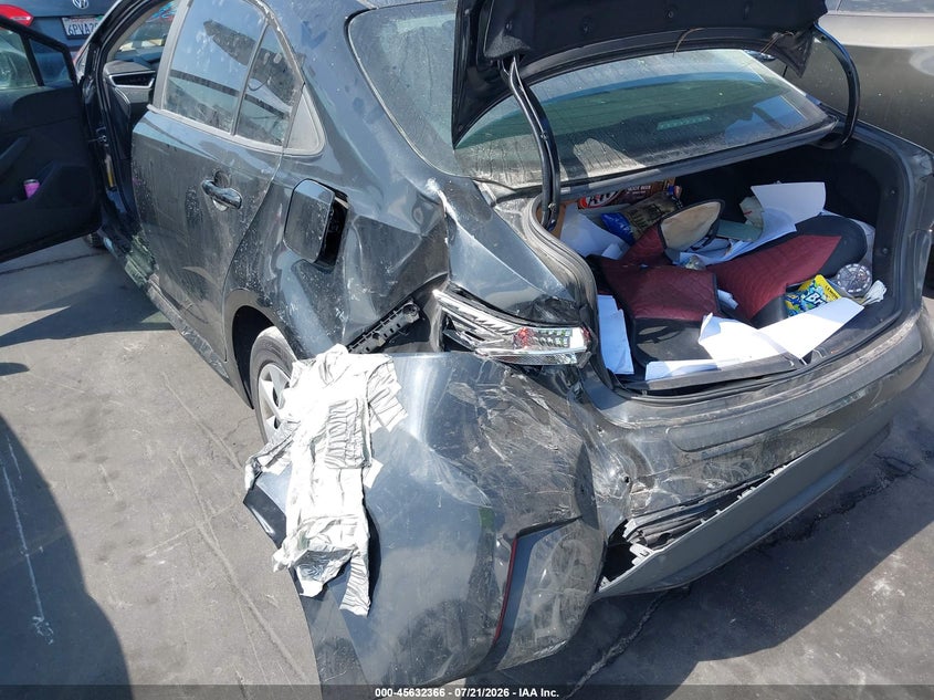 2020 Toyota Corolla VIN 5YFEPRAE0LP060564 IAAI salvage auction — REAR END, Salvage Certificate (California), sold $4,650 on 2026-07-31 (photo 6)