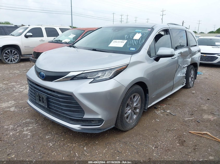 2021 Toyota Sienna VIN 5TDKRKEC8MS052962 IAAI salvage auction — SIDE, Nrc Lienholder Repossession Paperwork (Texas), sold $8,400 on 2026-07-29 (photo 2)