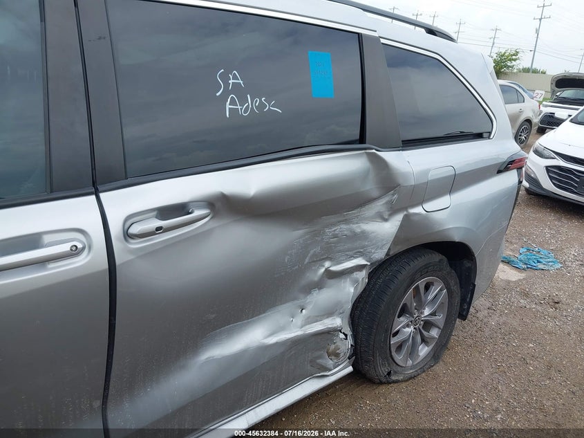 2021 Toyota Sienna VIN 5TDKRKEC8MS052962 IAAI salvage auction — SIDE, Nrc Lienholder Repossession Paperwork (Texas), sold $8,400 on 2026-07-29 (photo 6)