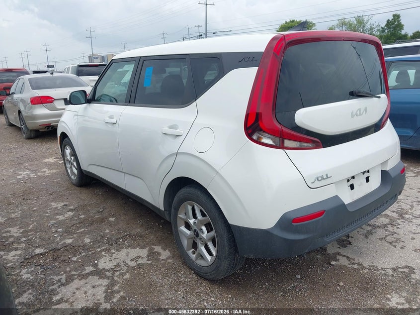 2022 Kia Soul VIN KNDJ23AU7N7177354 IAAI salvage auction — ENGINE DAMAGE, Nrc Lienholder Repossession Paperwork (Texas), sold $1,050 on 2026-07-29 (photo 3)