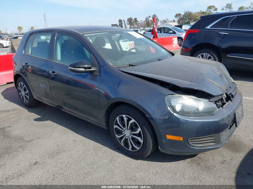 2014 Volkswagen Golf VIN WVWDB7AJ8EW006192 IAAI salvage auction — FRONT END, Salvage (California), sold $725 on 2026-08-06 (photo 1)